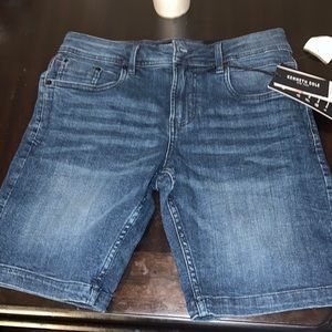 KENNETH COLE SHORTS (dark blue denim) BRAND NEW w/ Tags.